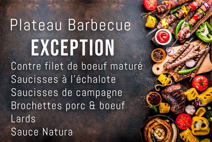 Plateau barbecue "Exception"