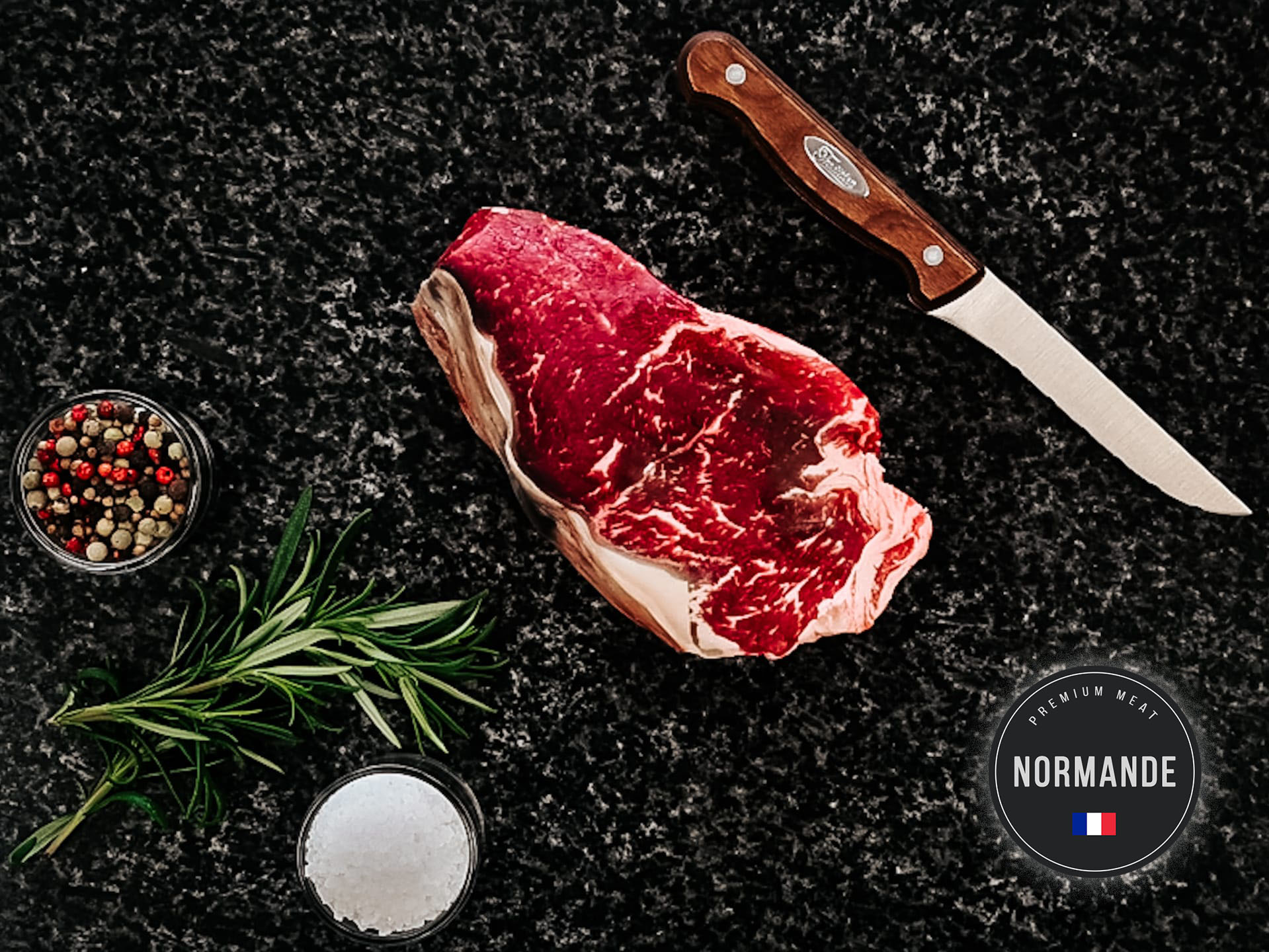 Contre filet Normande dry aged +/- 450 g